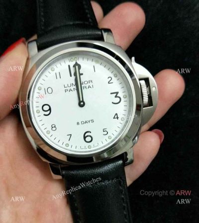 2018 New Luminor Panerai 8 Days White Dial Replica Watch PAM561